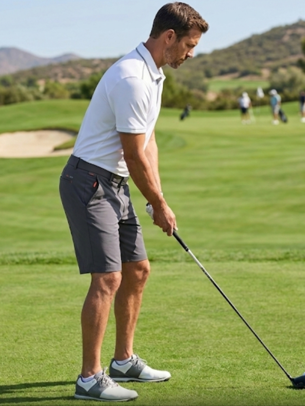 Kjus Iver Men's Performance Golf Shorts In Dark Gray! Size 34